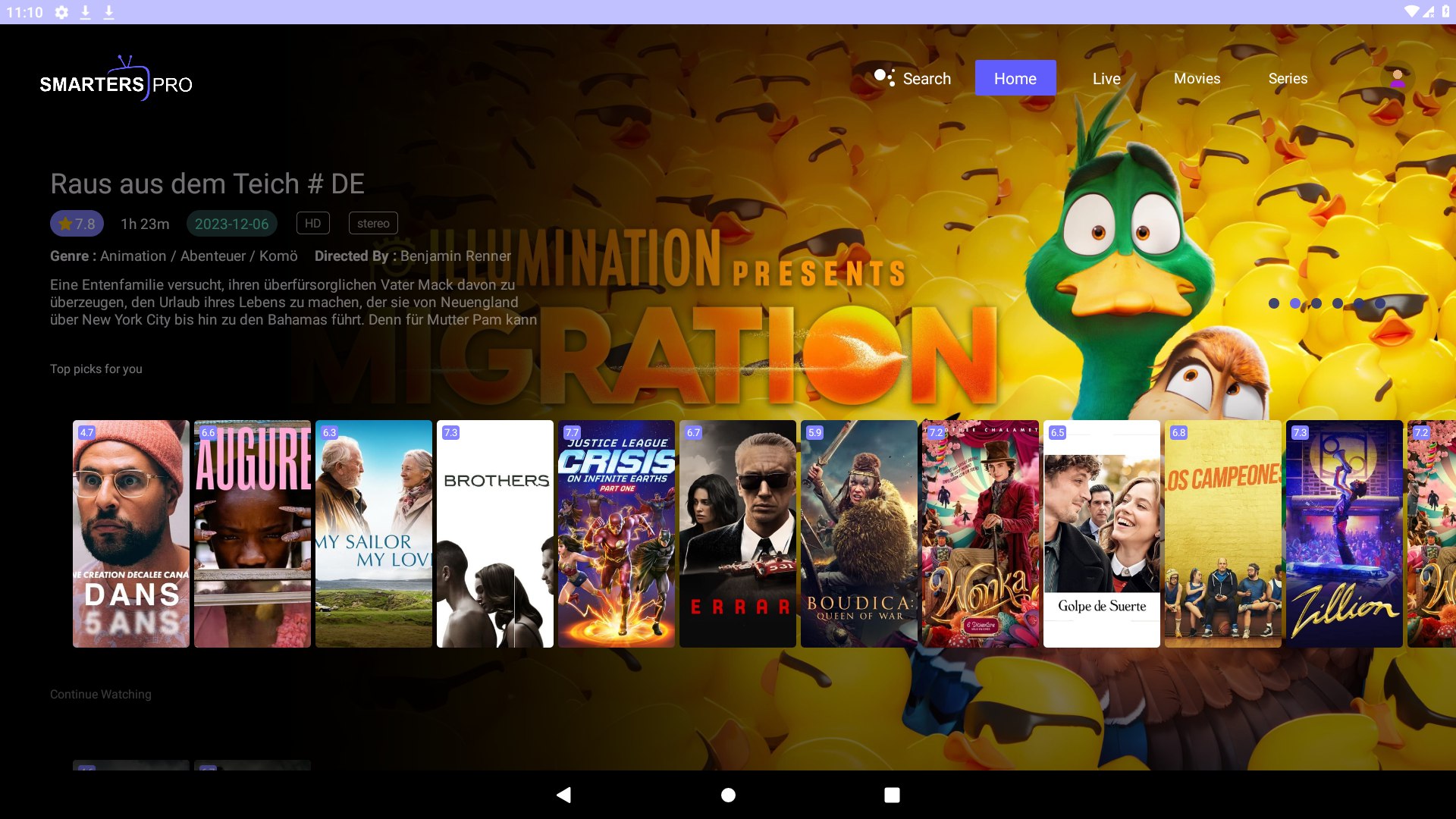 ✳️Smarters Pro 1.1✳️