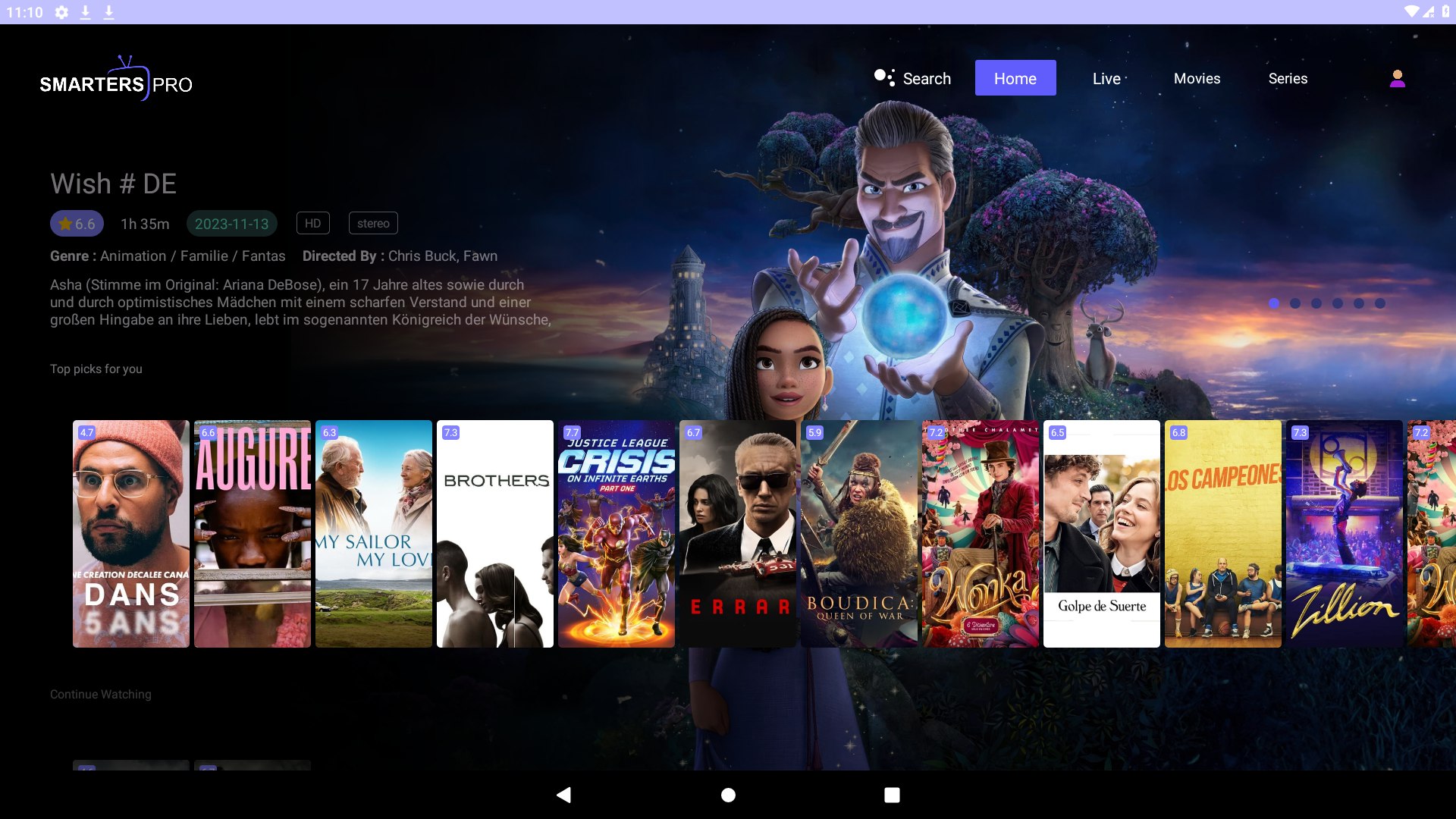 ✳️Smarters Pro 1.1✳️